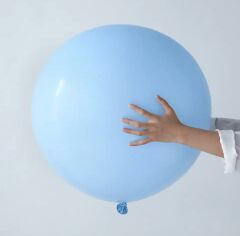 24 inç Mavi Makaron Balon 1 Adet