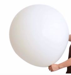 24 inç Beyaz Pastel Balon 1 Adet