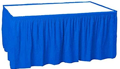 Lacivert Plastik Masa Eteği 75x420
