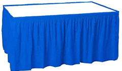 LACİVERT PLASTİK MASA ETEGİ 75X420