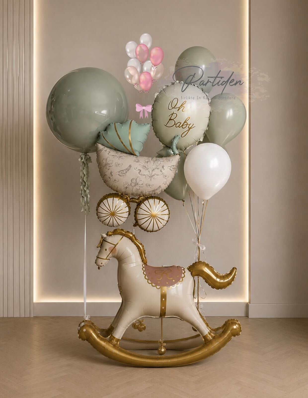 Baby Retro Balon Demeti