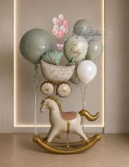 Baby Retro Balon Demeti