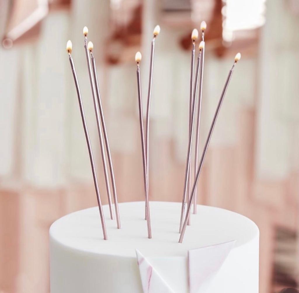 20cm Rosegold Pasta Mumu 6 Adet