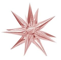 ROSEGOLD KUTUP YILDIZI FOLYO BALON