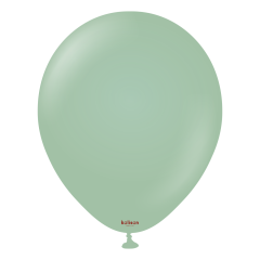 Kış Yeşili Retro Balon 10 Adet