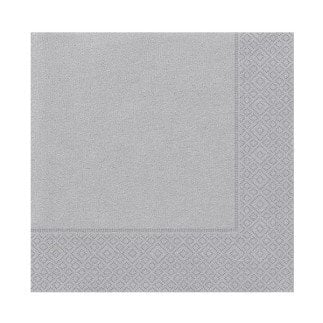 Gümüş Renkli Kağıt Peçete 16 Adet