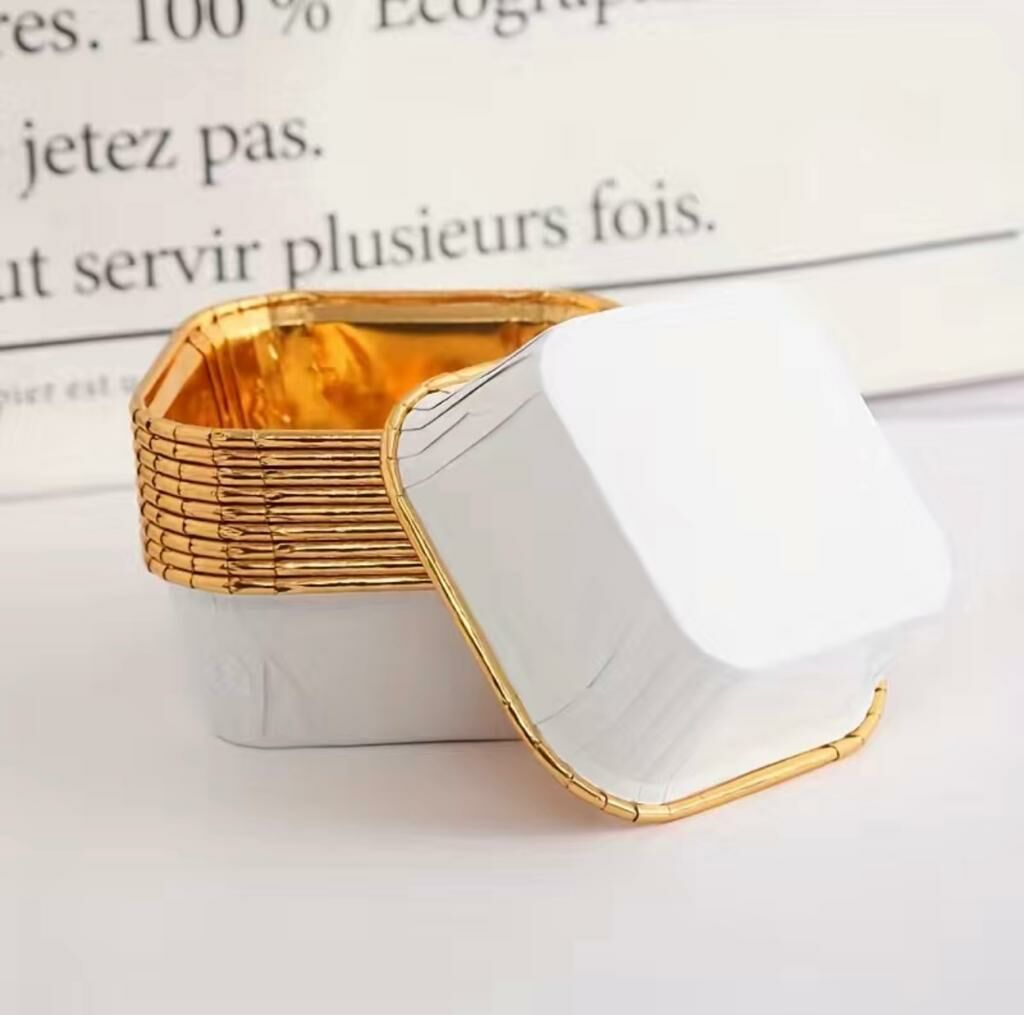 Kare Beyaz Muffin Kek Kalıbı 24 Adet