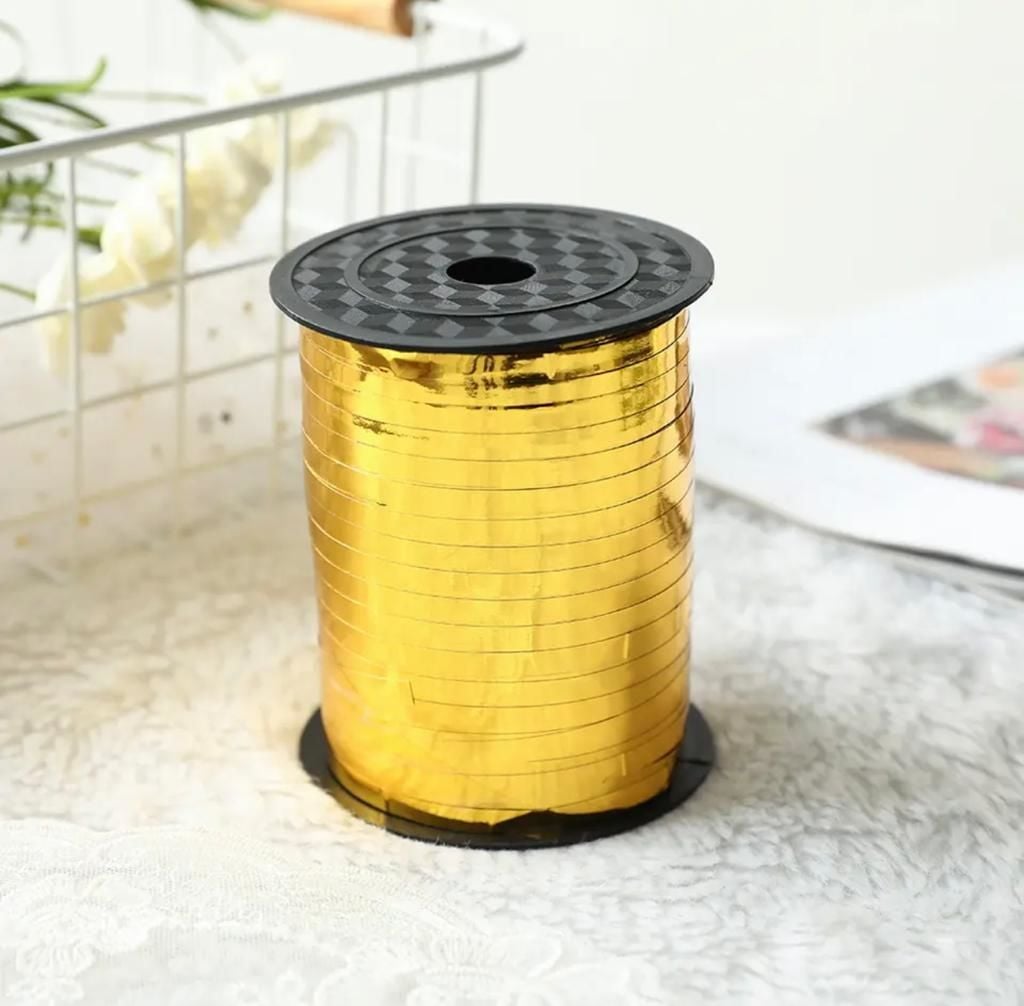 Altın Metalize Balon İpi 200 Metre