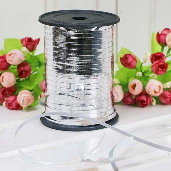 Gümüş Metalize Balon İpi 200 Metre