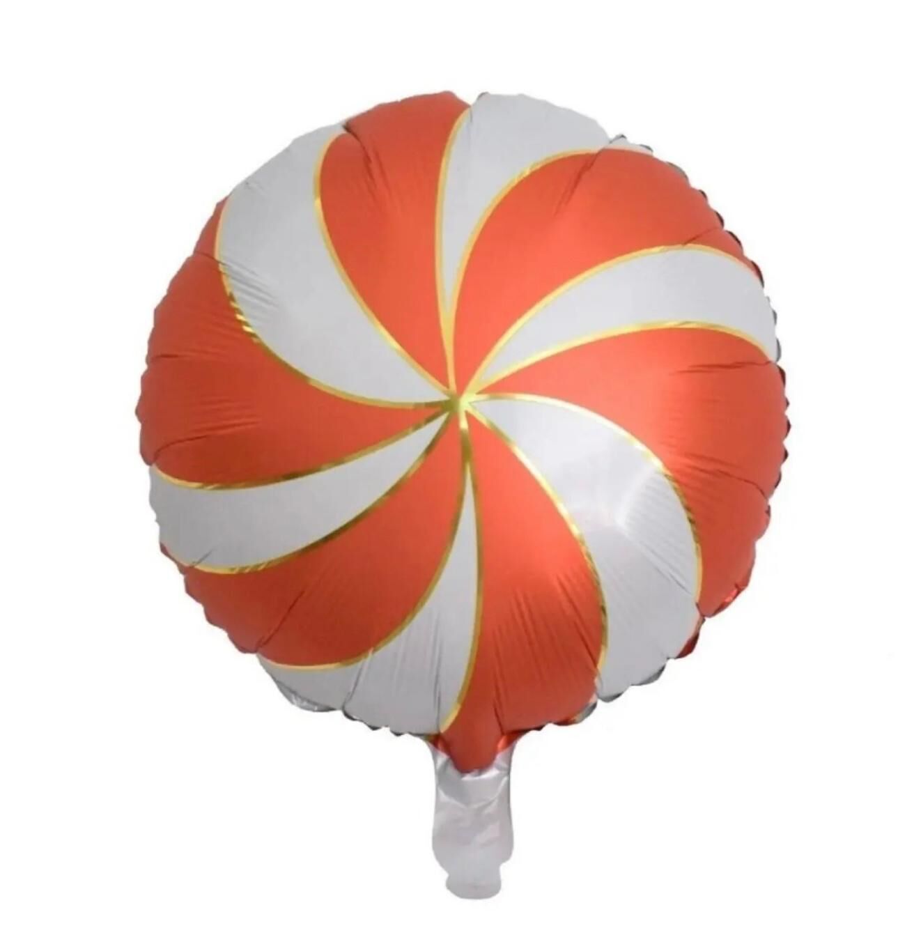 Kırmızı Beyaz Şeker Folyo Balon