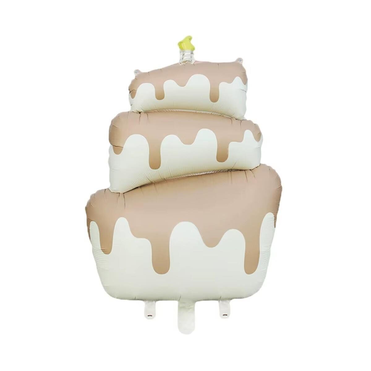 Kahve Retro Pasta Folyo Balon