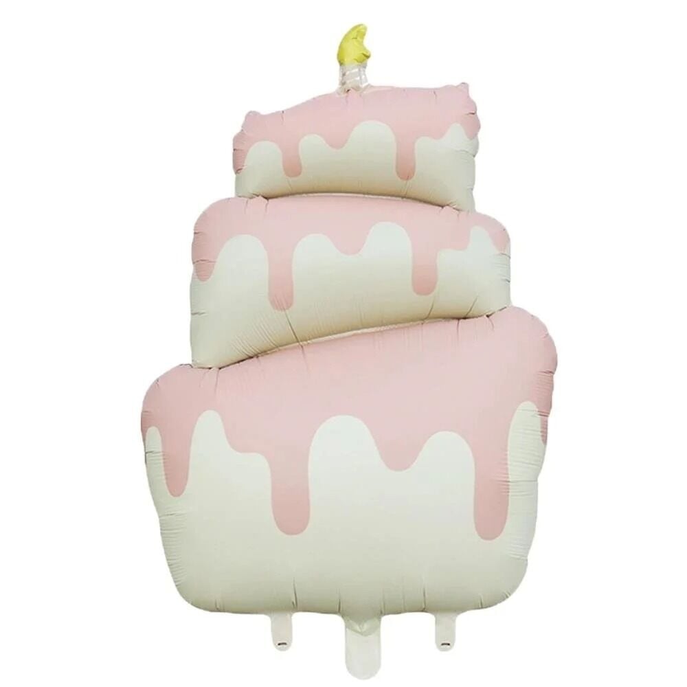 Pembe Retro Pasta Folyo Balon