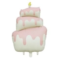 Pembe Retro Pasta Folyo Balon