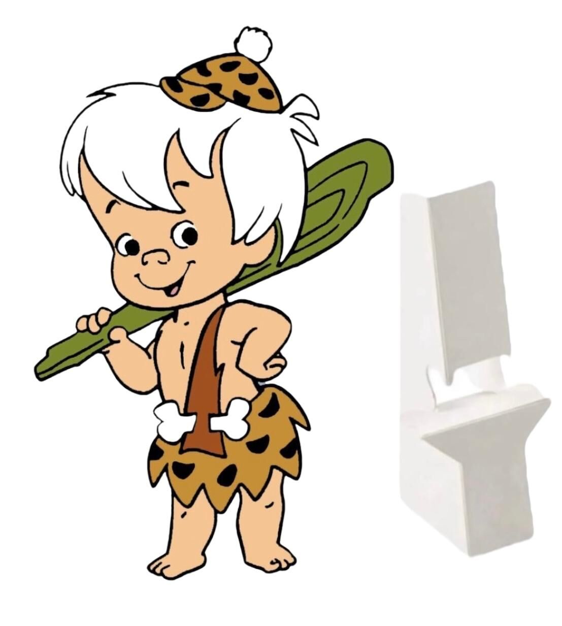 Taş Devri Bambam Ayaklı Maket Pano