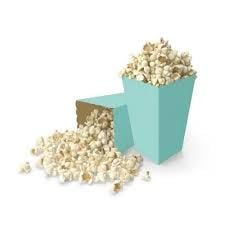 Mint Yeşili Mısır Popcorn Kutusu 8 Adet