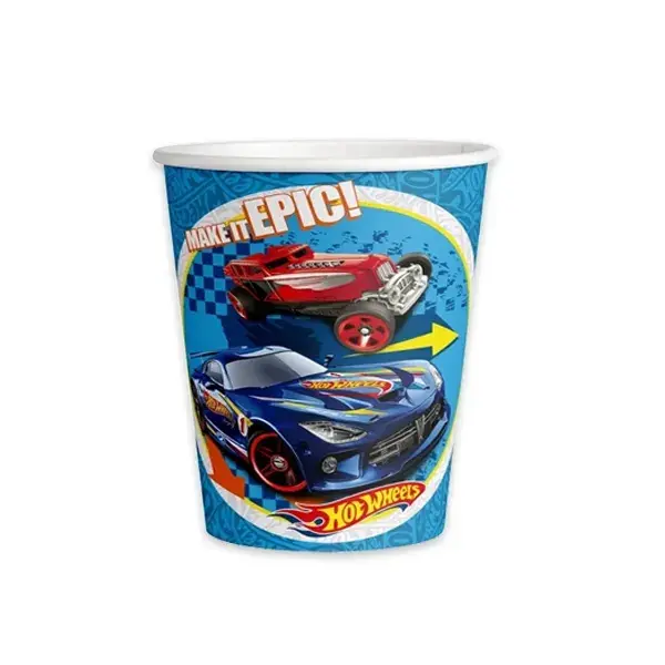 Hot Wheels Karton Bardak