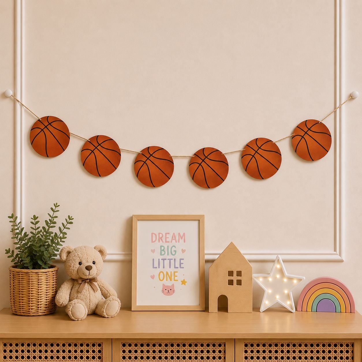 Basketbol Dekoratif Banner