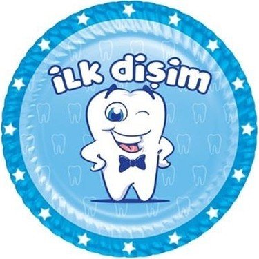 Erkek Diş Karton Tabak 8 Adet