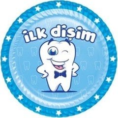 Erkek Diş Karton Tabak 8 Adet