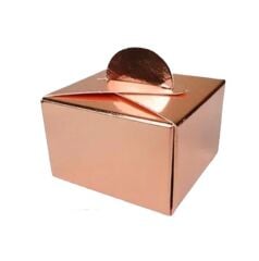 Rosegold Küp Lokum Kutusu 24 Adet