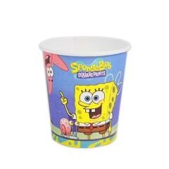 Sünger Bob Karton Bardak 8 Adet