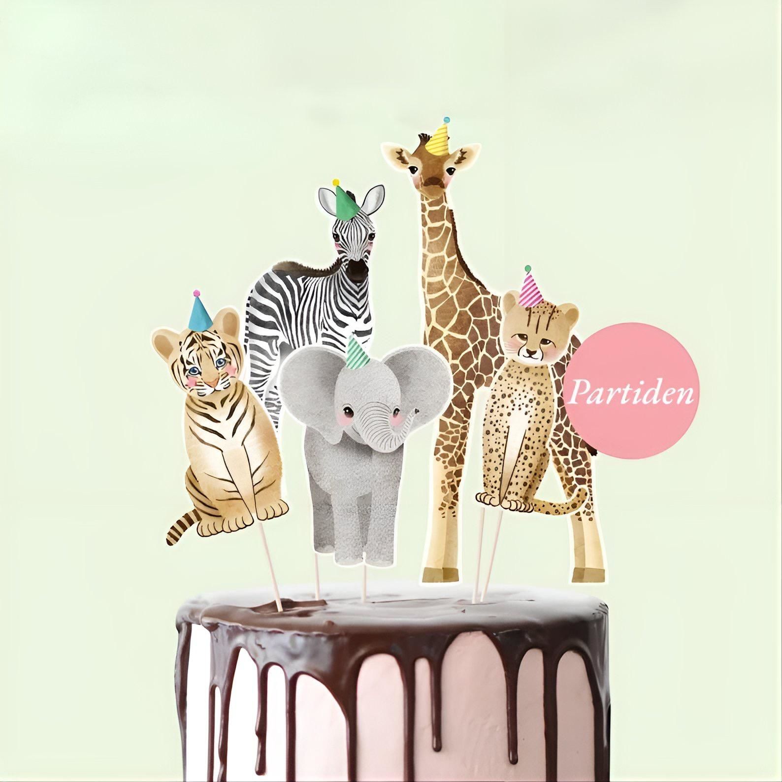 Kukuletalı Safari Pasta Süsü