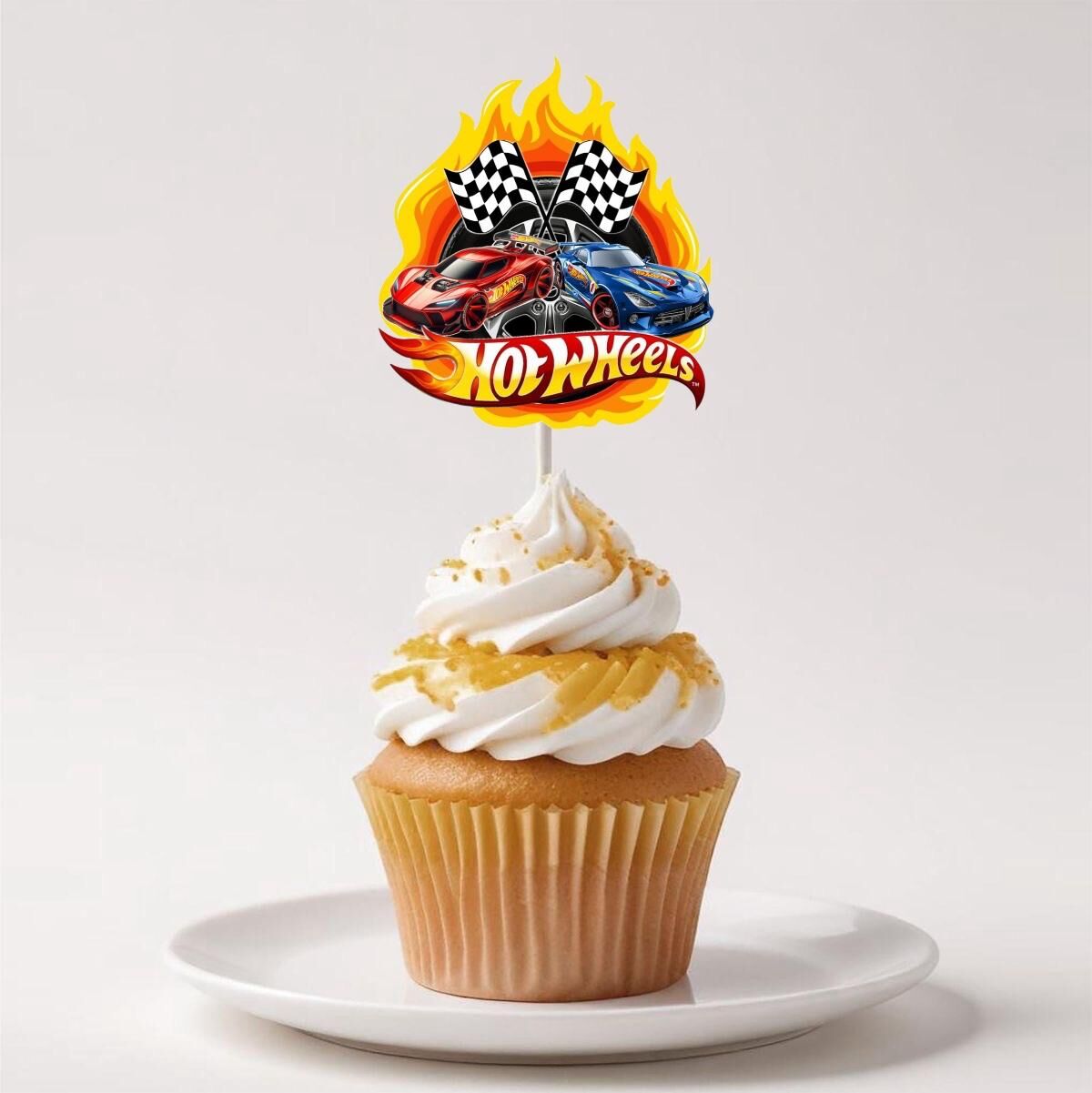 Hot Wheels Teması Kürdan 8 Adet