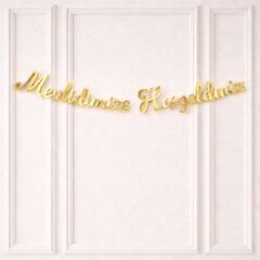 Mevlidimize Hoşgeldiniz Yazısı Gold