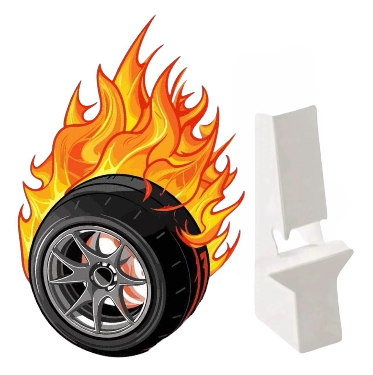 Ateşli Tekerlek Ayaklı Maket Pano