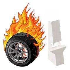 Ateşli Tekerlek Ayaklı Maket Pano