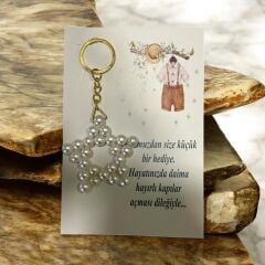 Erkek İnci Anahtarlık Hediyelik 25 Adet