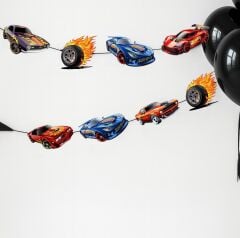 Hot Wheels Dekoratif Banner