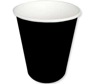 Siyah Karton Bardak 8 Adet