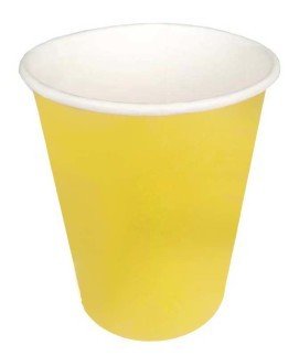 Sarı Karton Bardak 8 Adet