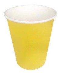 Sarı Karton Bardak 8 Adet