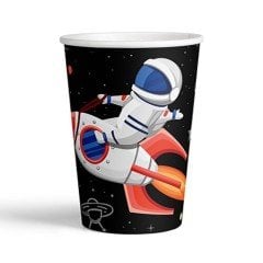 Uzay Karton Bardak 8 Adet