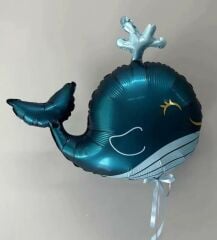 Mavi Balina Folyo Folyo Balon