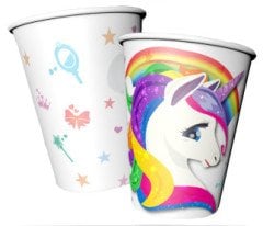 Ünicorn Karton Bardak 8 Adet