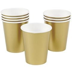 GOLD KARTON BARDAK ( 8 ADET )
