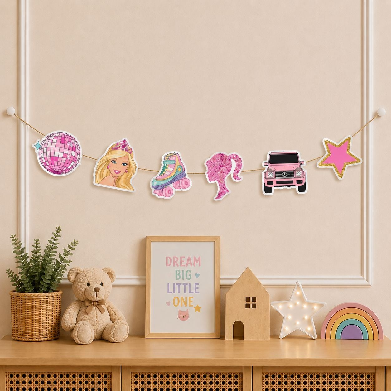Barbie Dekoratif Banner