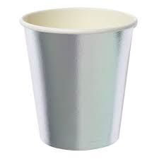 Gümüş Karton Bardak 8 Adet