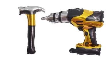 2'li Çekiç Matkap Folyo Balon