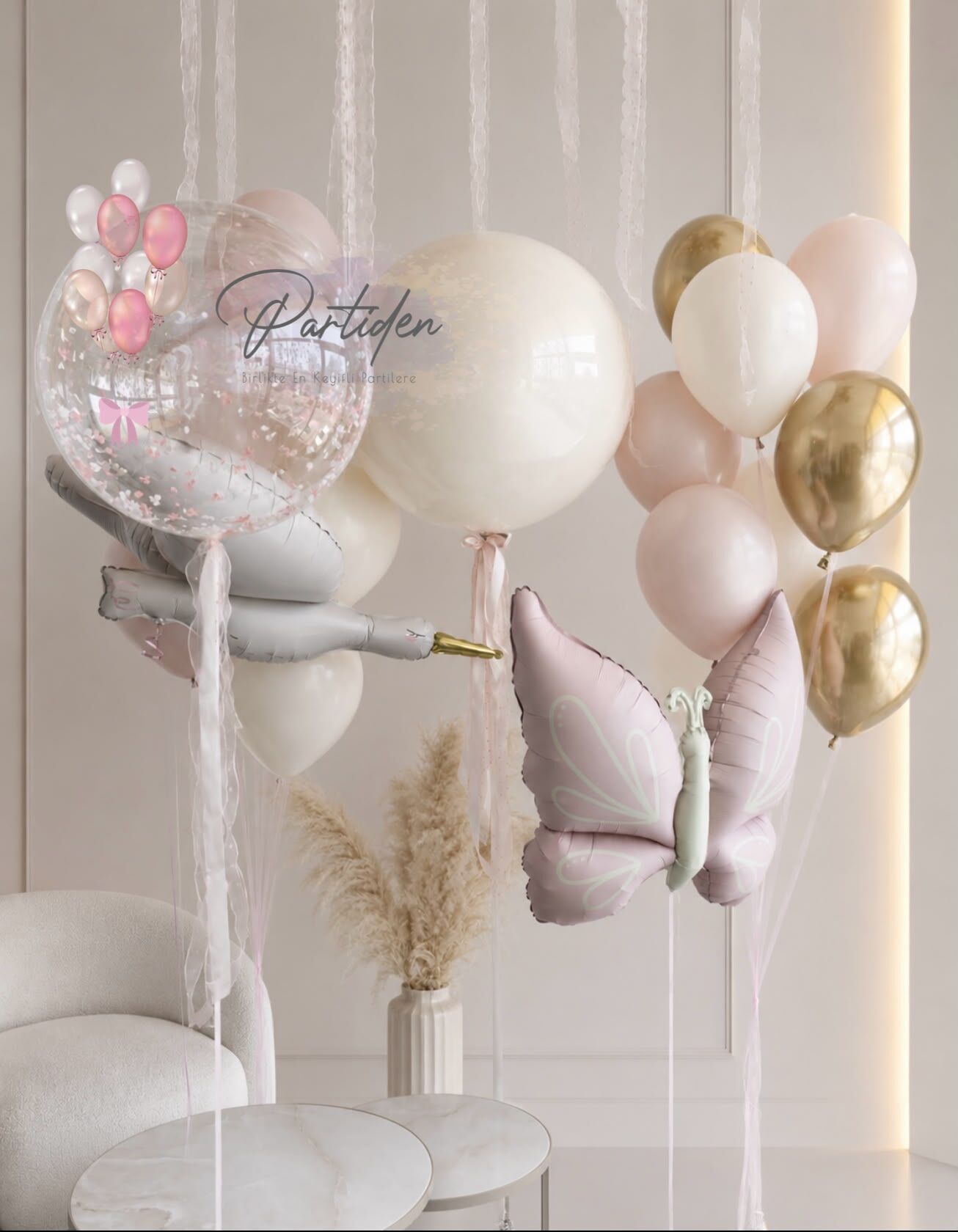 Pembe Kanatlar Balon Demeti