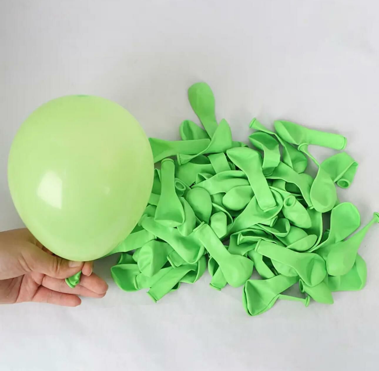 5 inç Mini Fıstık Yeşili Pastel Balon 10 Adet