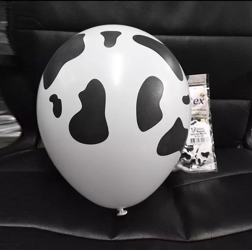 İNEK TEMALI LATEKS BALON ( 5 ADET )