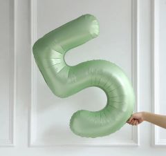 75CM 5 YEŞİL RAKAM BALON