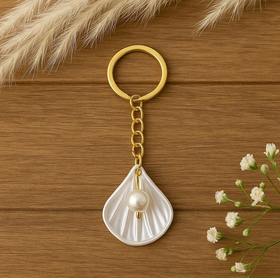 Hediyelik İstiridye Anahtarlık 10 Adet