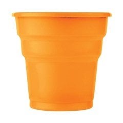 Turuncu Plastik Bardak 24 Adet