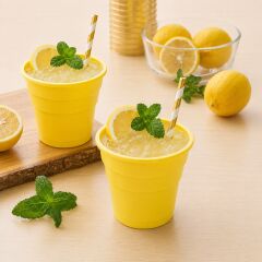 Sarı Plastik Bardak 24 Adet