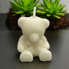 Beyaz Ayıcık Hediyelik Mum 20 Adet